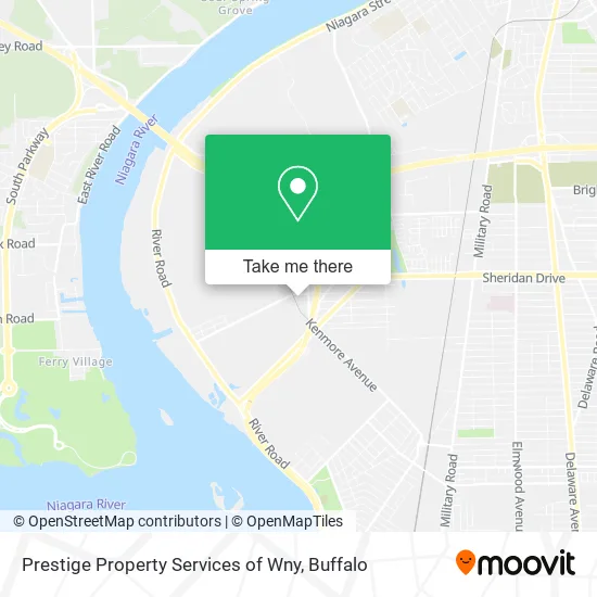 Prestige Property Services of Wny map