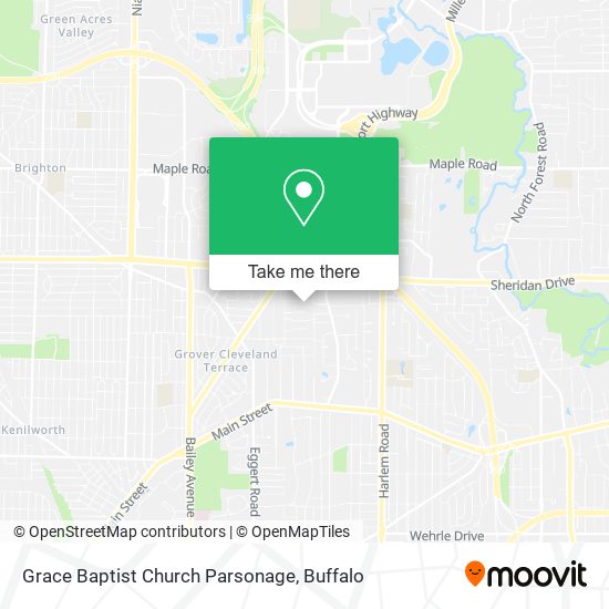 Grace Baptist Church Parsonage map