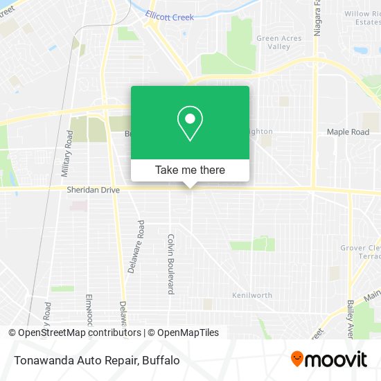 Tonawanda Auto Repair map