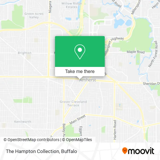 The Hampton Collection map