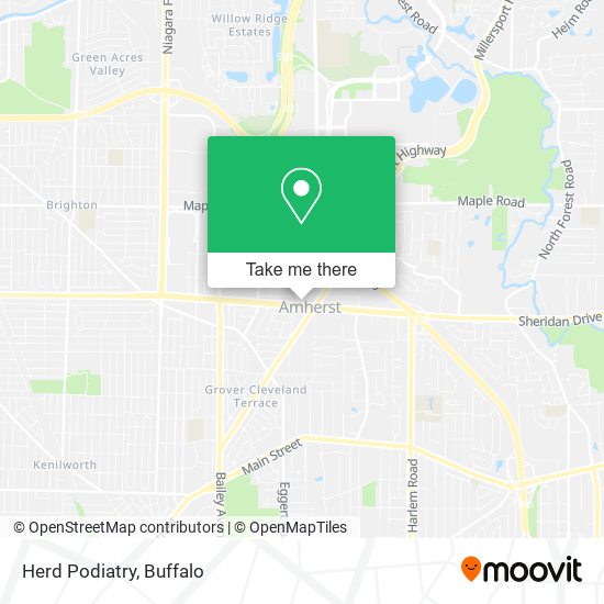 Herd Podiatry map