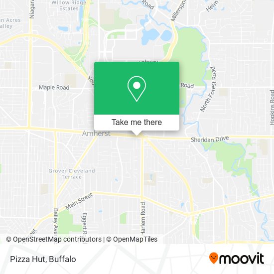 Mapa de Pizza Hut