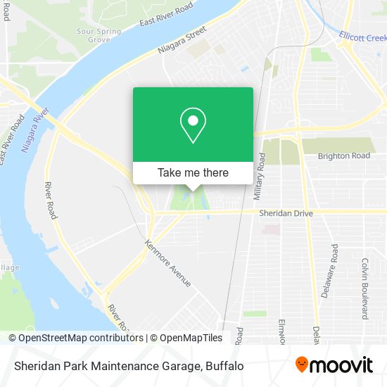 Mapa de Sheridan Park Maintenance Garage