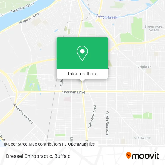 Dressel Chiropractic map