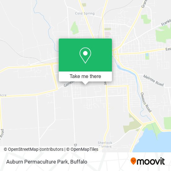 Mapa de Auburn Permaculture Park
