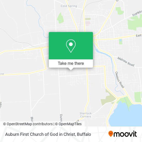 Mapa de Auburn First Church of God in Christ