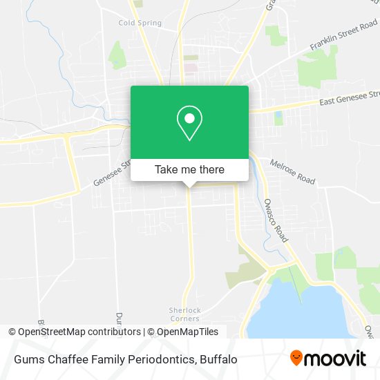 Mapa de Gums Chaffee Family Periodontics