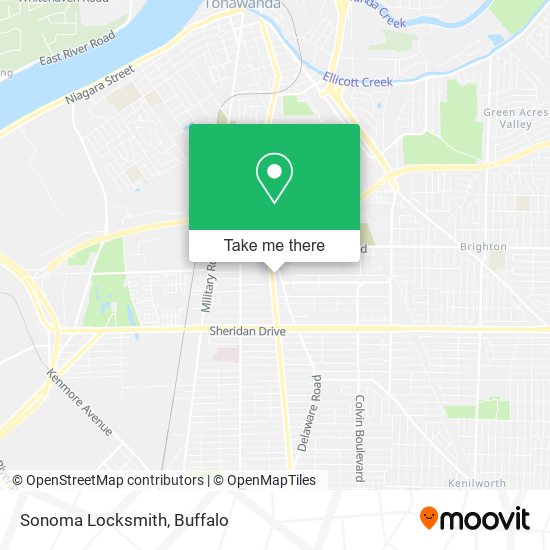 Sonoma Locksmith map