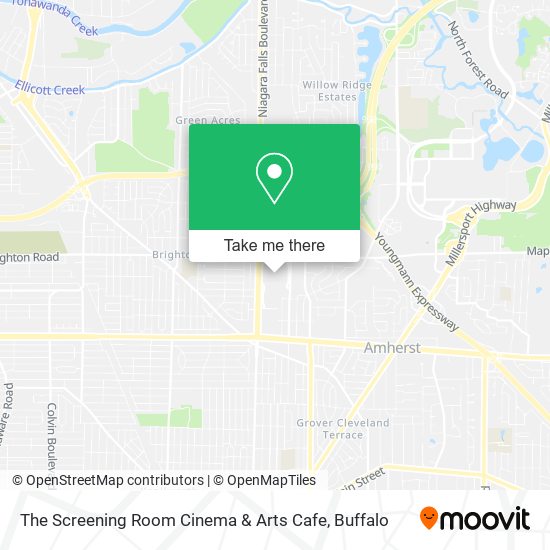 The Screening Room Cinema & Arts Cafe map