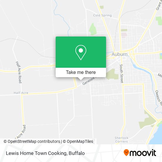 Mapa de Lewis Home Town Cooking