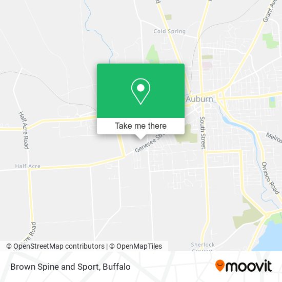 Brown Spine and Sport map