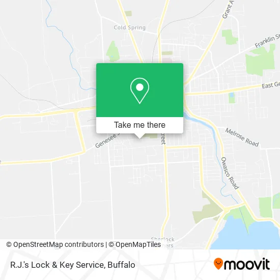 R.J.'s Lock & Key Service map