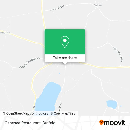 Genesee Restaurant map