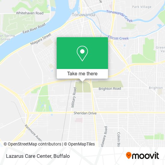 Lazarus Care Center map