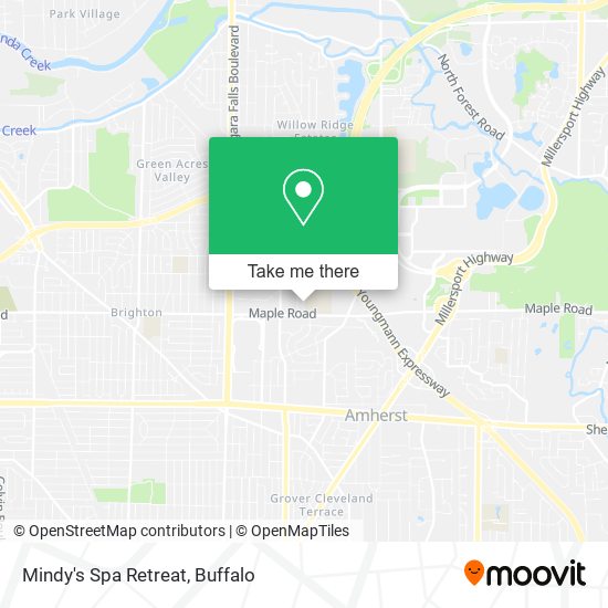 Mindy's Spa Retreat map