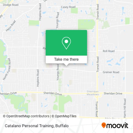 Catalano Personal Training map