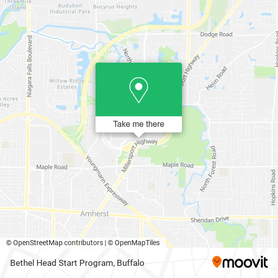 Bethel Head Start Program map