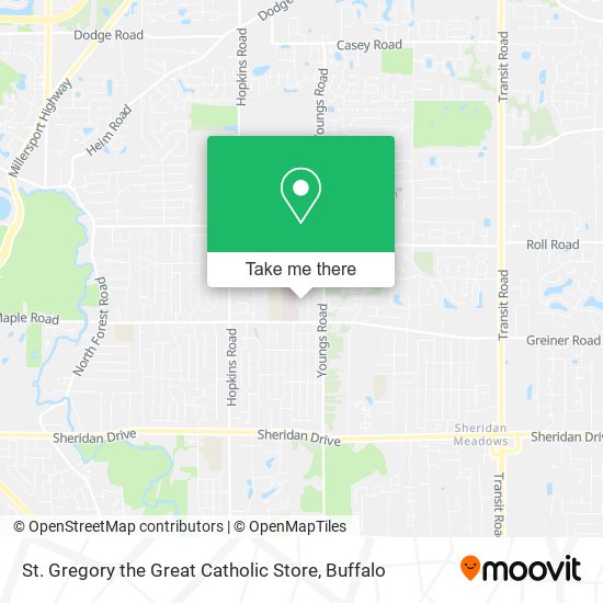 Mapa de St. Gregory the Great Catholic Store