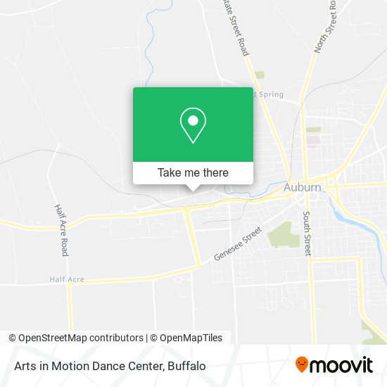 Mapa de Arts in Motion Dance Center