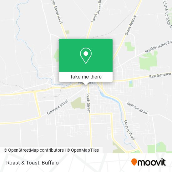 Mapa de Roast & Toast