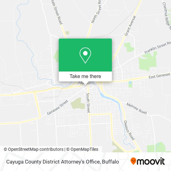 Mapa de Cayuga County District Attorney's Office