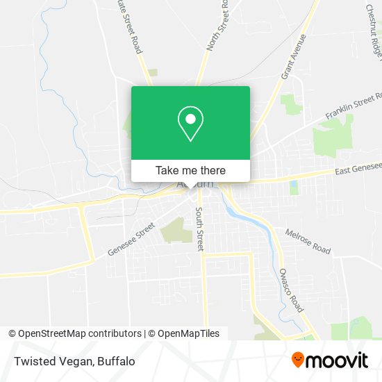 Mapa de Twisted Vegan