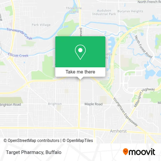 Target Pharmacy map