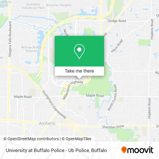 University at Buffalo Police - Ub Police map