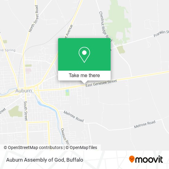 Auburn Assembly of God map