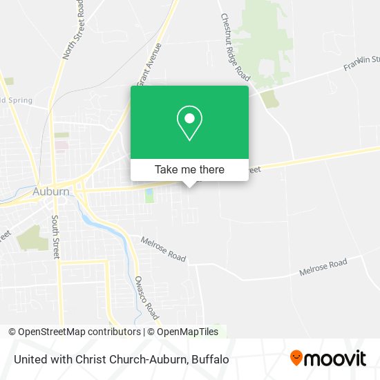 United with Christ Church-Auburn map