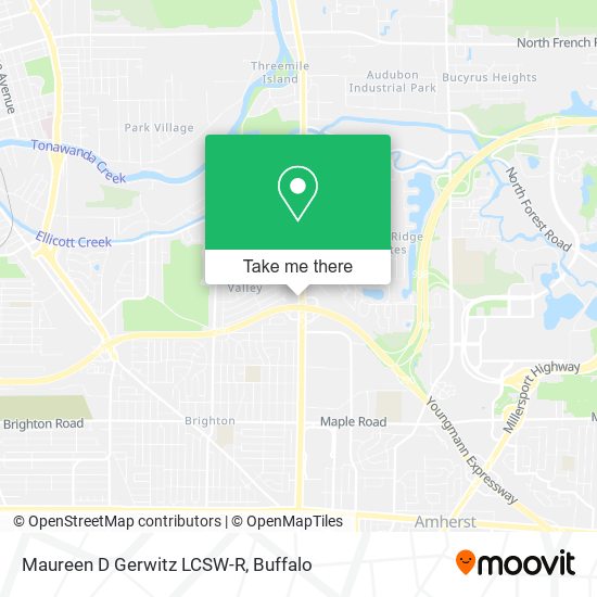 Maureen D Gerwitz LCSW-R map