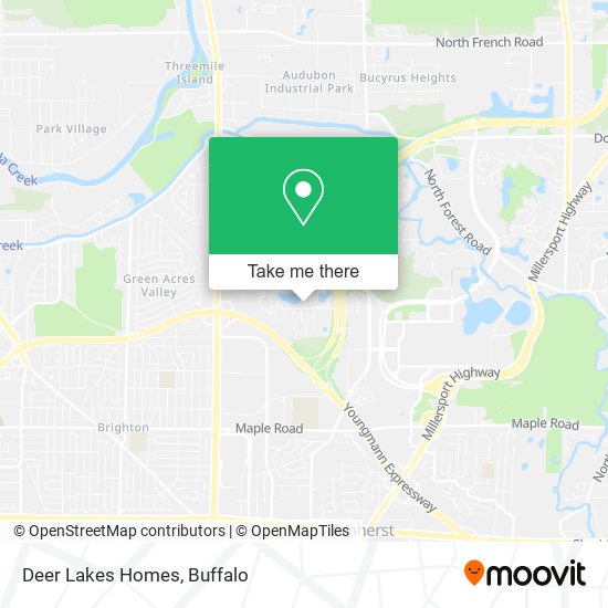 Mapa de Deer Lakes Homes