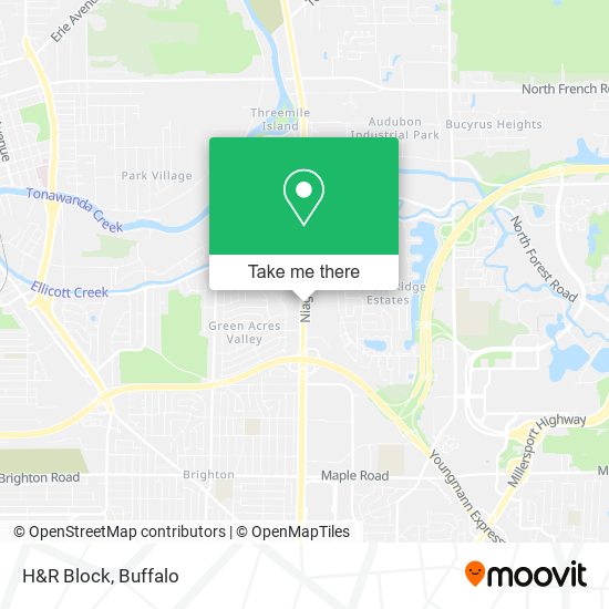 H&R Block map