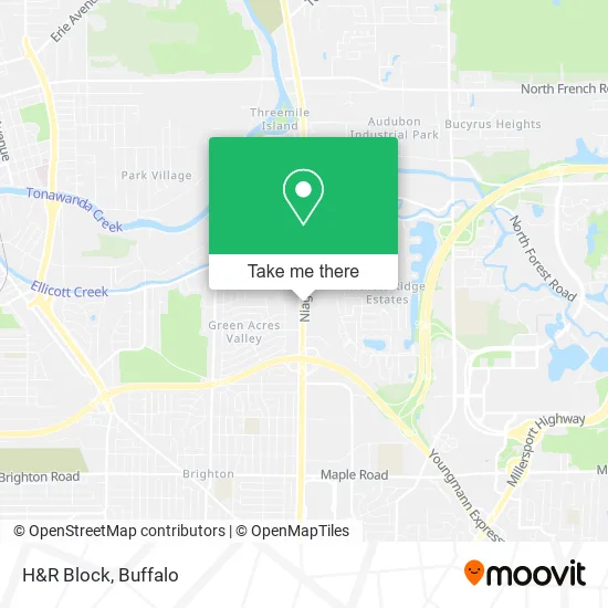 H&R Block map