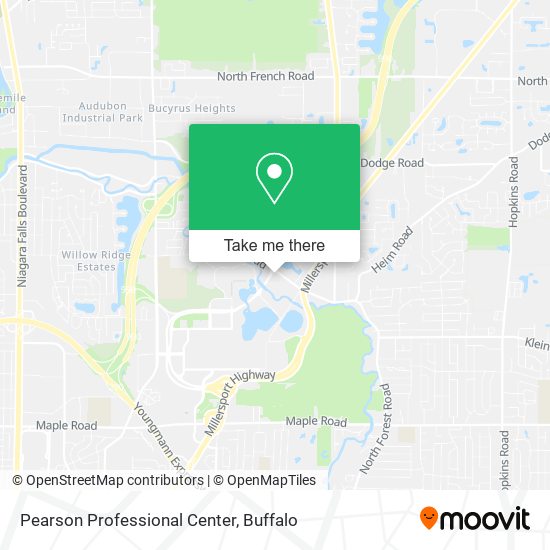 Pearson Professional Center map