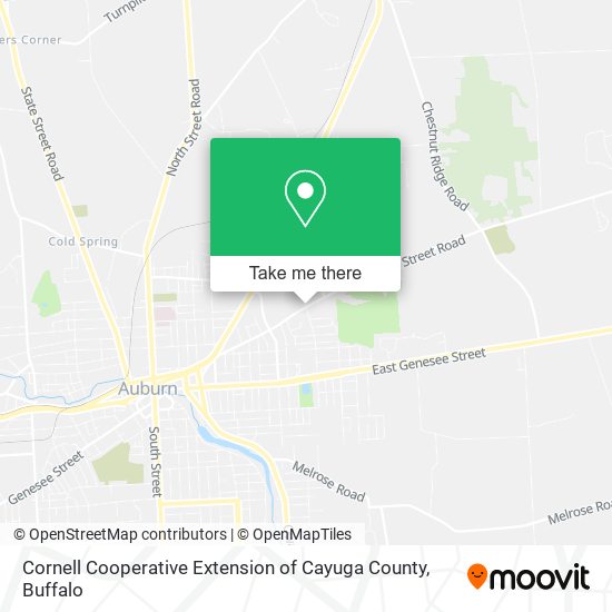 Cornell Cooperative Extension of Cayuga County map