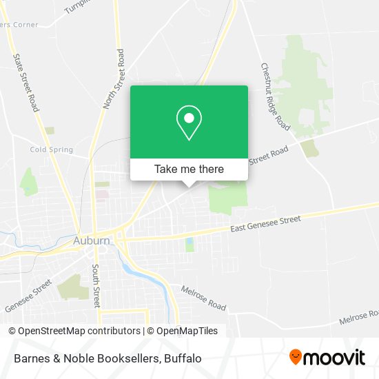 Mapa de Barnes & Noble Booksellers