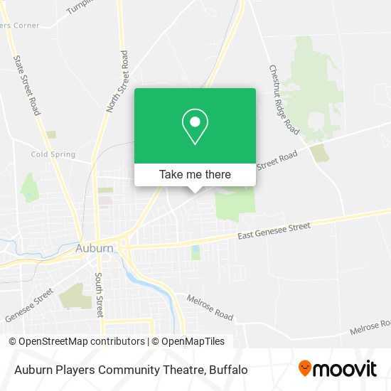 Auburn Players Community Theatre map