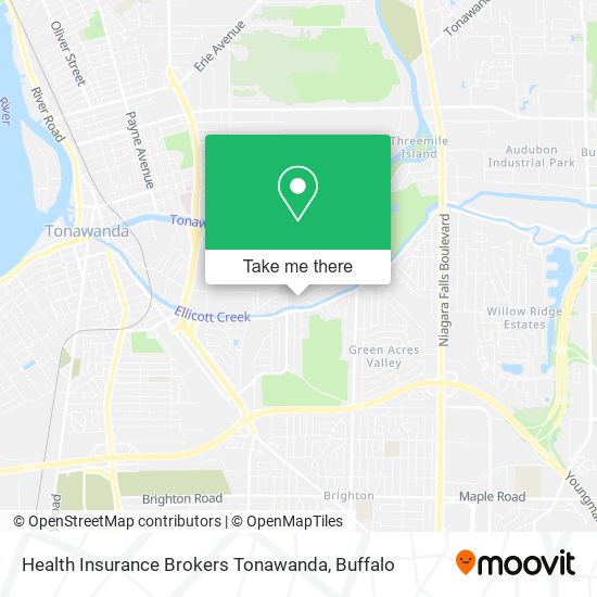 Health Insurance Brokers Tonawanda map