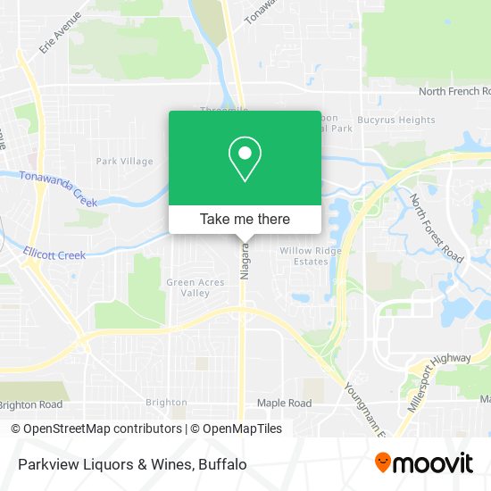 Parkview Liquors & Wines map