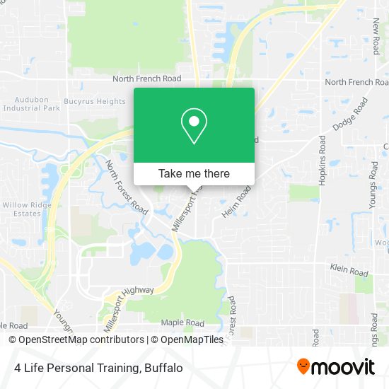 Mapa de 4 Life Personal Training