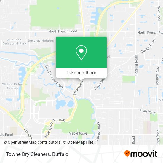 Mapa de Towne Dry Cleaners