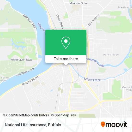 National Life Insurance map