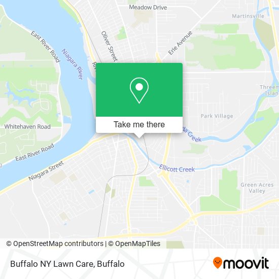 Mapa de Buffalo NY Lawn Care