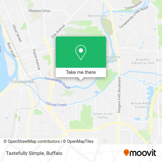 Tastefully Simple map