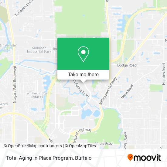 Mapa de Total Aging in Place Program
