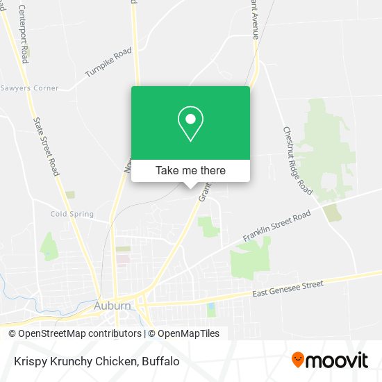 Mapa de Krispy Krunchy Chicken