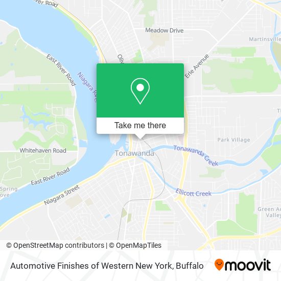 Automotive Finishes of Western New York map