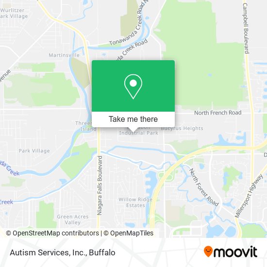 Mapa de Autism Services, Inc.