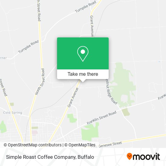 Mapa de Simple Roast Coffee Company